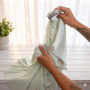 Vintage mermaid tail silk lace lingerie dress with a touch of whimsy